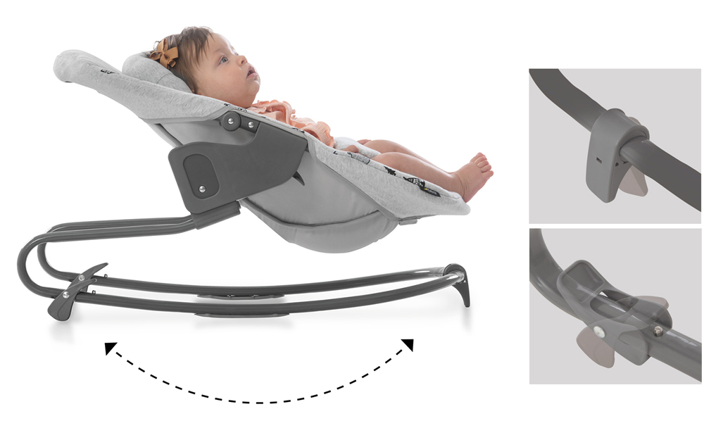 Hauck    Alpha Bouncer Premium Nordic Grey 661611